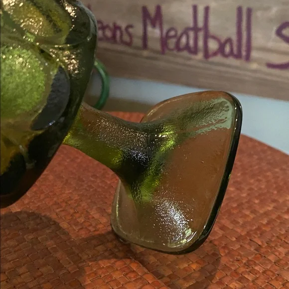 Noritake (C) Vintage Spotlight avocado olive green goblets - Set of Six (Set C) - Picture 3 of 10